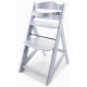 Medinė maitinimo kėdutė WOODY GREY 3 IN 1 