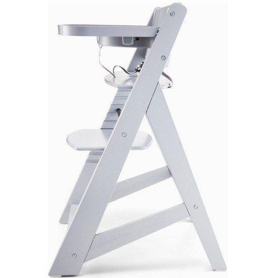 Medinė maitinimo kėdutė WOODY GREY 3 IN 1 