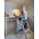 Medinė maitinimo kėdutė WOODY GREY 3 IN 1 
