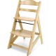 Medinė maitinimo kėdutė WOODY NATURAL 3 IN 1 