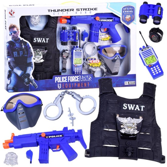 Vaikiškas policijos rinkinys 9 dalių