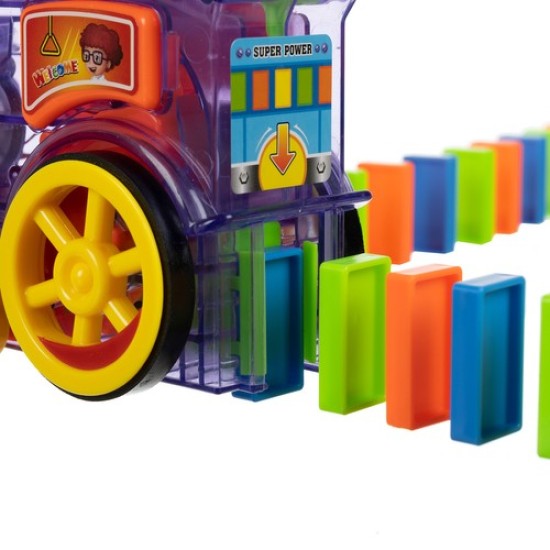 Edukacinis Domino Traukinys Lokomotyvas