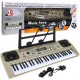 Vaikiškas pianinas  -sintezatorius su mikrofonu MQ-807USB