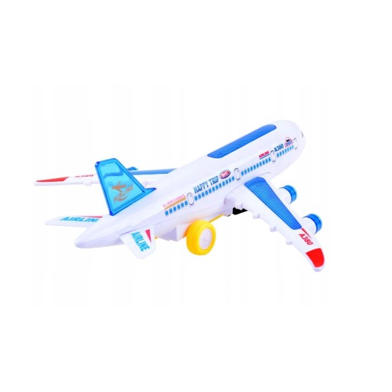 Lėktuvo Airbus A380 modelis su šviesa ir garsu