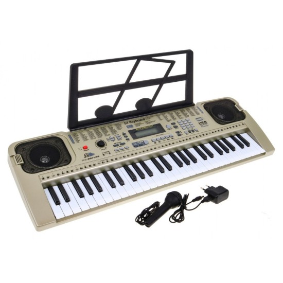 Vaikiškas pianinas  -sintezatorius su mikrofonu MQ-807USB