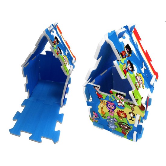 Minkštas Edukacinis Kilimėlis - Dėlionė (Puzzle) Žemėlapis 9 vnt.