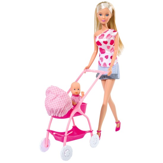 Lėlės Mama Su Kūdikiu Simba Doll Steffi