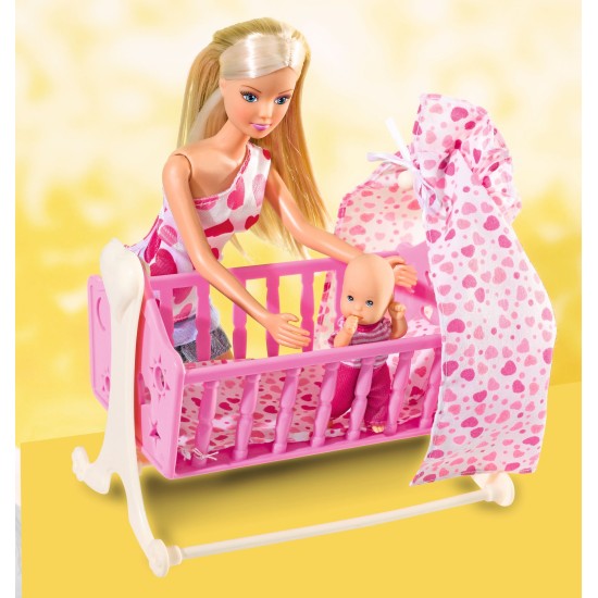 Lėlės Mama Su Kūdikiu Simba Doll Steffi