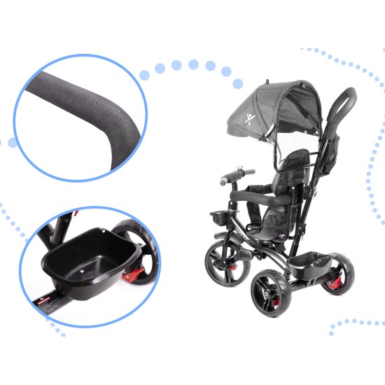 Vaikiškas triratukas "Trike Fix Lite" Grey