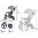 Vaikiškas triratukas "Trike Fix Lite" Grey