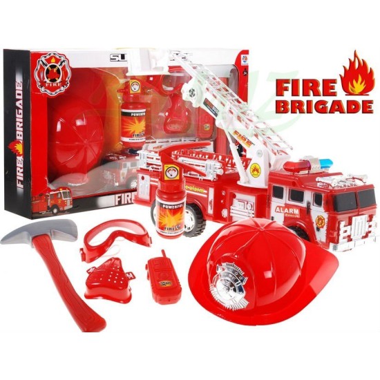 Vaikiškas ugniagesio rinkinys 7 dalys “FIRE BRIGADE”
