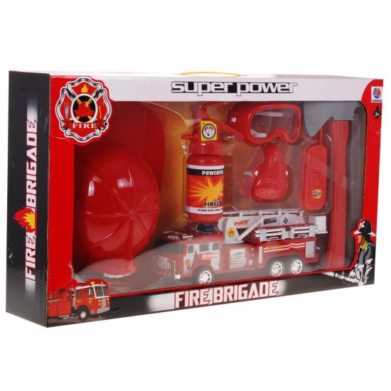 Vaikiškas ugniagesio rinkinys 7 dalys “FIRE BRIGADE”