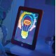 Magiška piešimui ir mokslui skirta šviečianti lenta „Magic Pad“