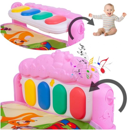 Lavinamasis Kilimėlis Piano LEARNING Rose
