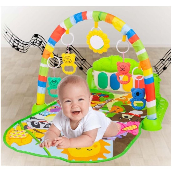 Lavinamasis Kilimėlis Piano LEARNING Green