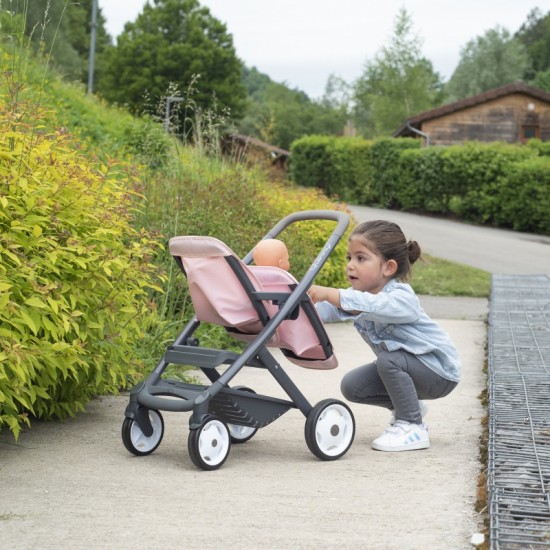 Lėlių vežimėlis SMOBY dvynukams | Maxi Cosi Quinny Rose