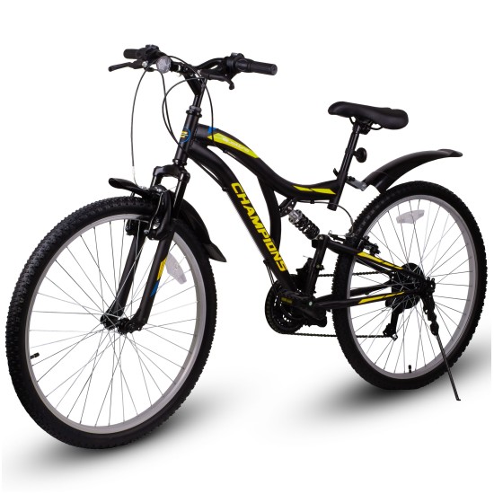 Dviratis MTB MalTrack ARIZONA YELLOW (PLIENINIS, JUODA/GELTONA)