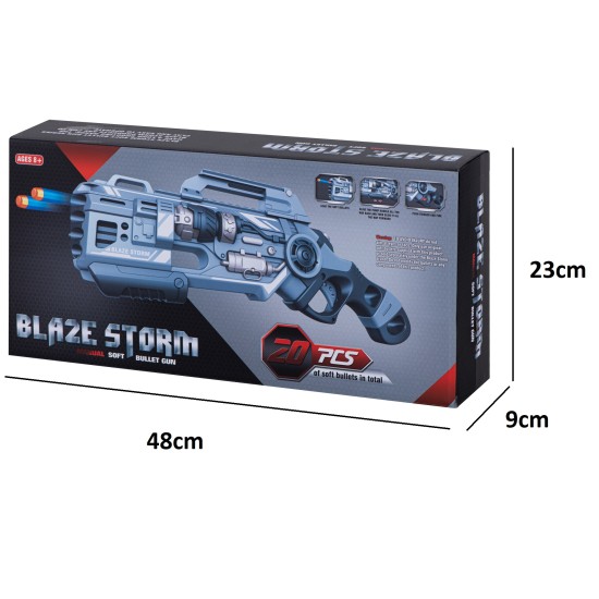 Žaislinis šautuvas su 20 strėlyčių „BLAZE STORM“