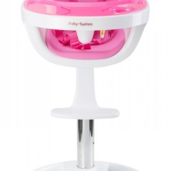 Maitinimo kėdutė Flora - rožinės spalvos