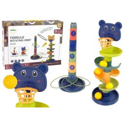 Montessori - bokštas su kamuoliukais “ 2in1”