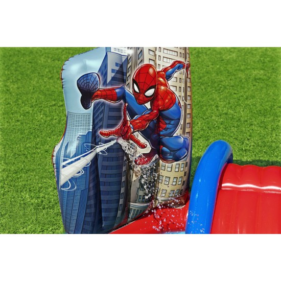 BESTWAY maudynių baseinas vaikams  "Spider man" purškiančiu vandenį