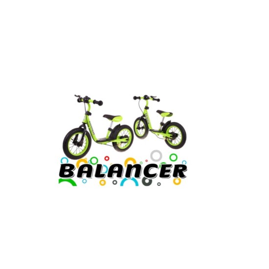 Balansinis dviratukas žalias Balancer 12