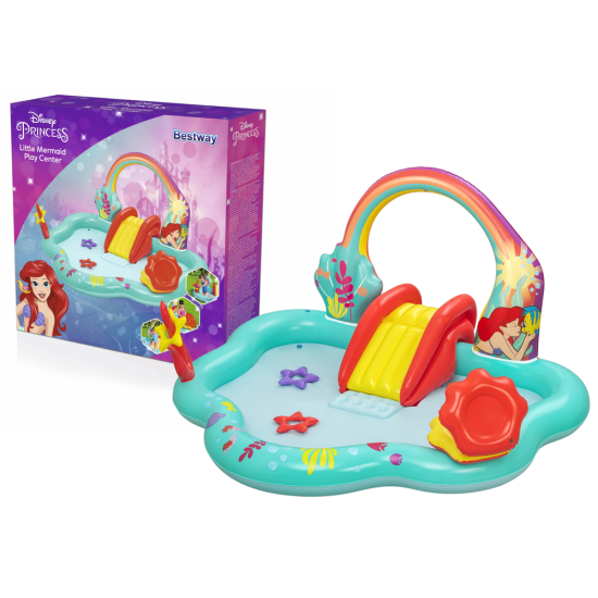 BESTWAY maudynių baseinas vaikams  "Disney Princess" purškiančiu vandenį