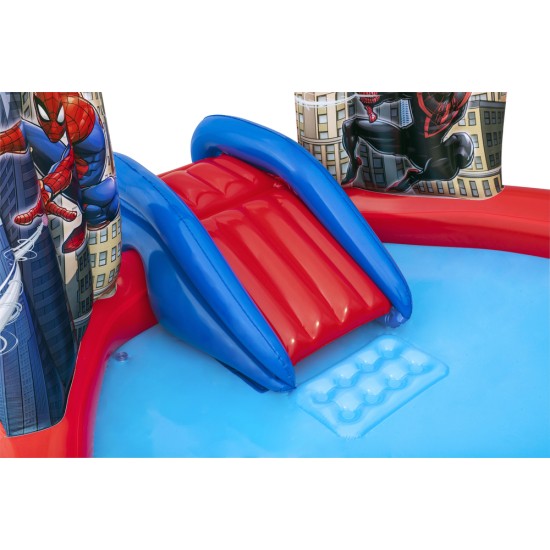 BESTWAY maudynių baseinas vaikams  "Spider man" purškiančiu vandenį
