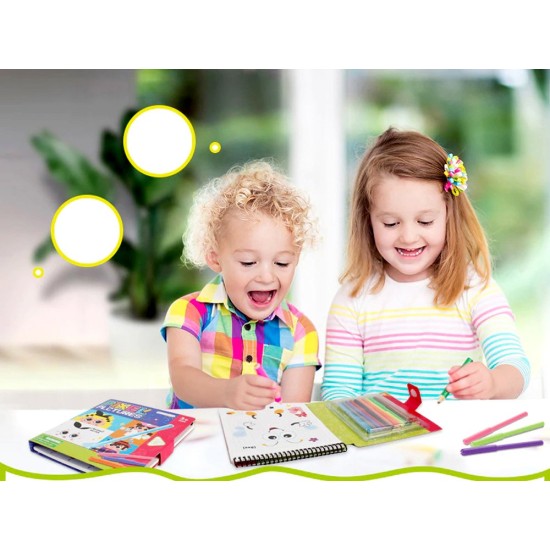 Mokomasis spalvinimo knygelių rinkinys - Pixel