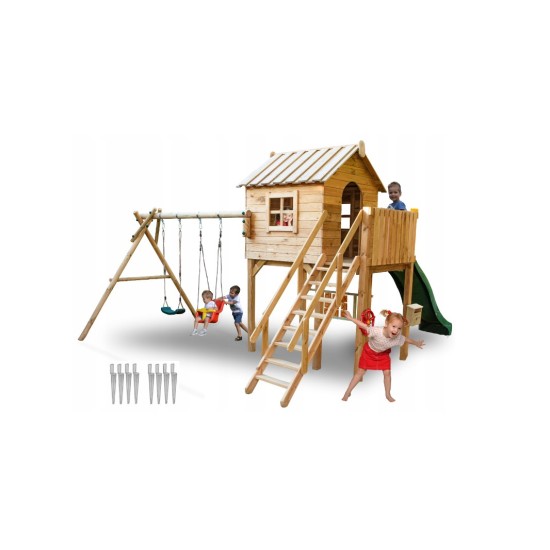 Vaikiška žaidimų aikštelė  "LITTLE HOUSE"