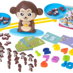 Edukacinės svarstyklės mokytis skaičiuoti - Beždžionėlė