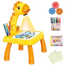 Lavinamasis žaislas piešimo projektorius Žirafa 3*1