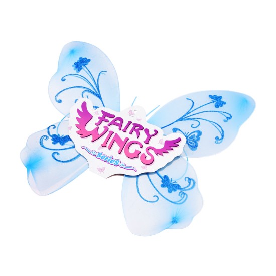 Drugelio sparnai „ Fairy wings “, Mėlyni