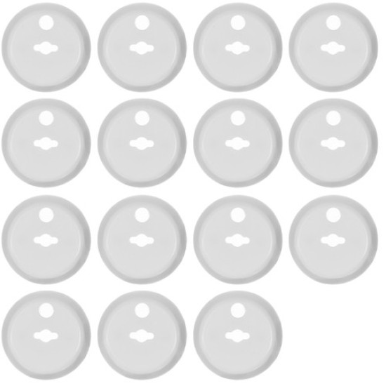 Apsaugos rozetėms 15 vnt. White