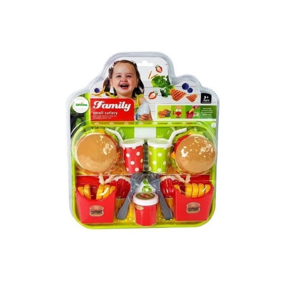 Žaislinis greito maisto rinkinys Family