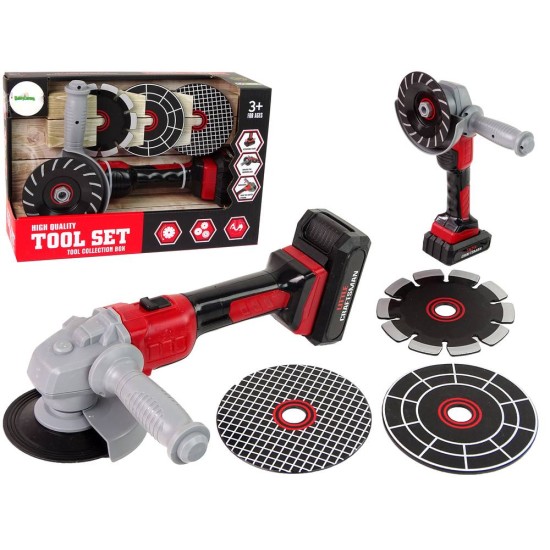 Vaikiškas kampinis šlifuoklis su priedais Tool Set