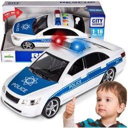 Žaislinis Policijos automobilis su garsais ir šviesa