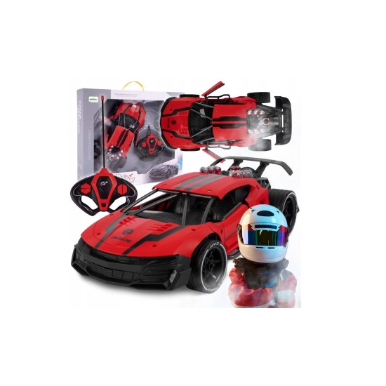RC Drift automobilis su vandens garais ir LED apšvietimu