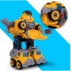 Robotas transformuojasi į statybinius automobilius 5 vnt.