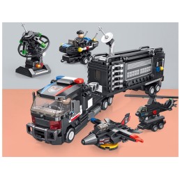 Didelis konstruktorius SWAT 6in1, 672 detalės