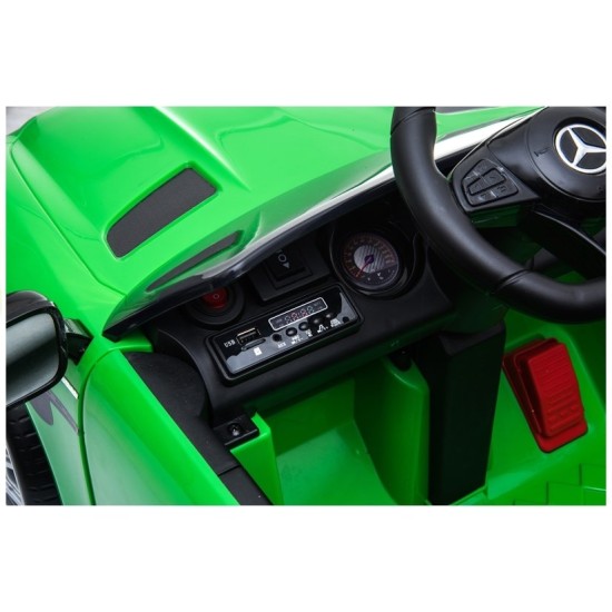 Elektromobilis vaikams Mercedes GTR, žalias