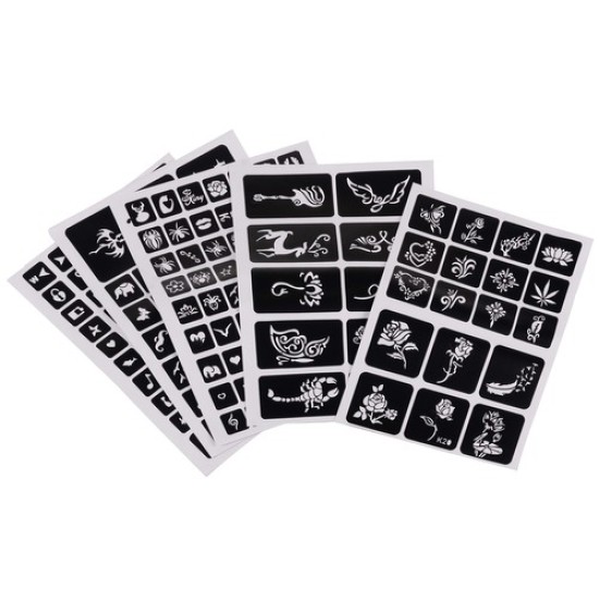 Tattoo rinkinys Glitter Tattoo Kit Fashion, 187 vnt.