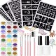 Tattoo rinkinys Glitter Tattoo Kit Fashion, 187 vnt.