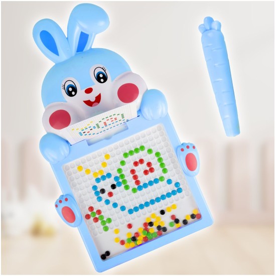 Montessori vaikų magnetinė lenta „Magpad“, Rabbit Mėlyna, 46.5 cm