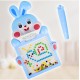 Montessori vaikų magnetinė lenta „Magpad“, Rabbit Mėlyna, 46.5 cm