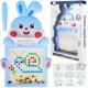 Montessori vaikų magnetinė lenta „Magpad“, Rabbit Mėlyna, 46.5 cm