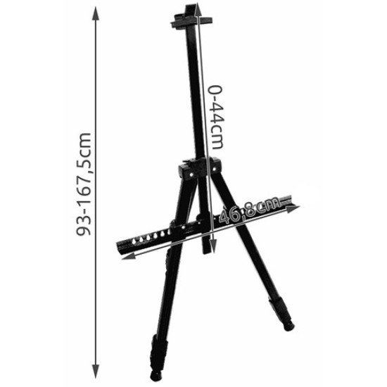 Molbertas tapybai, 167.5 cm.
