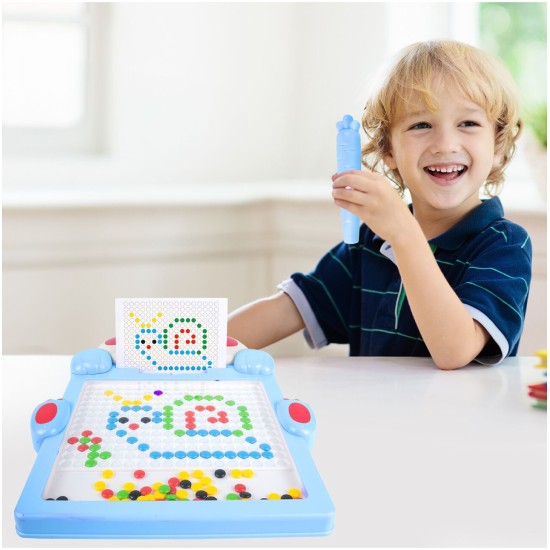 Montessori vaikų magnetinė lenta „Magpad“, Rabbit Mėlyna, 46.5 cm