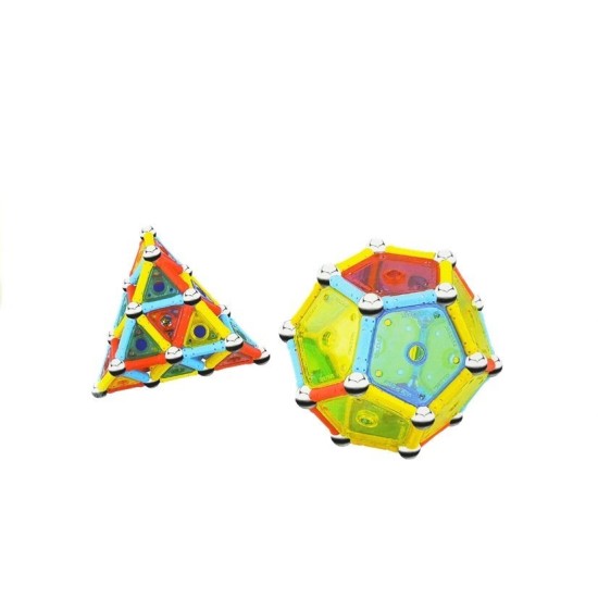 Magnetinis lavinamasis konstruktorius Magentic World, 110 dalių