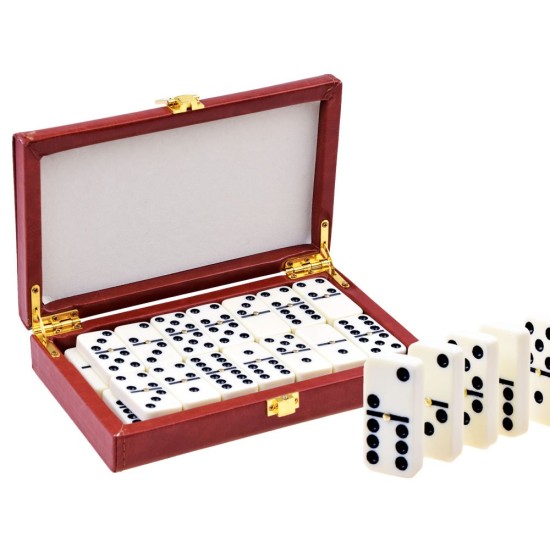 Stalo žaidimas "Domino" su lagaminu